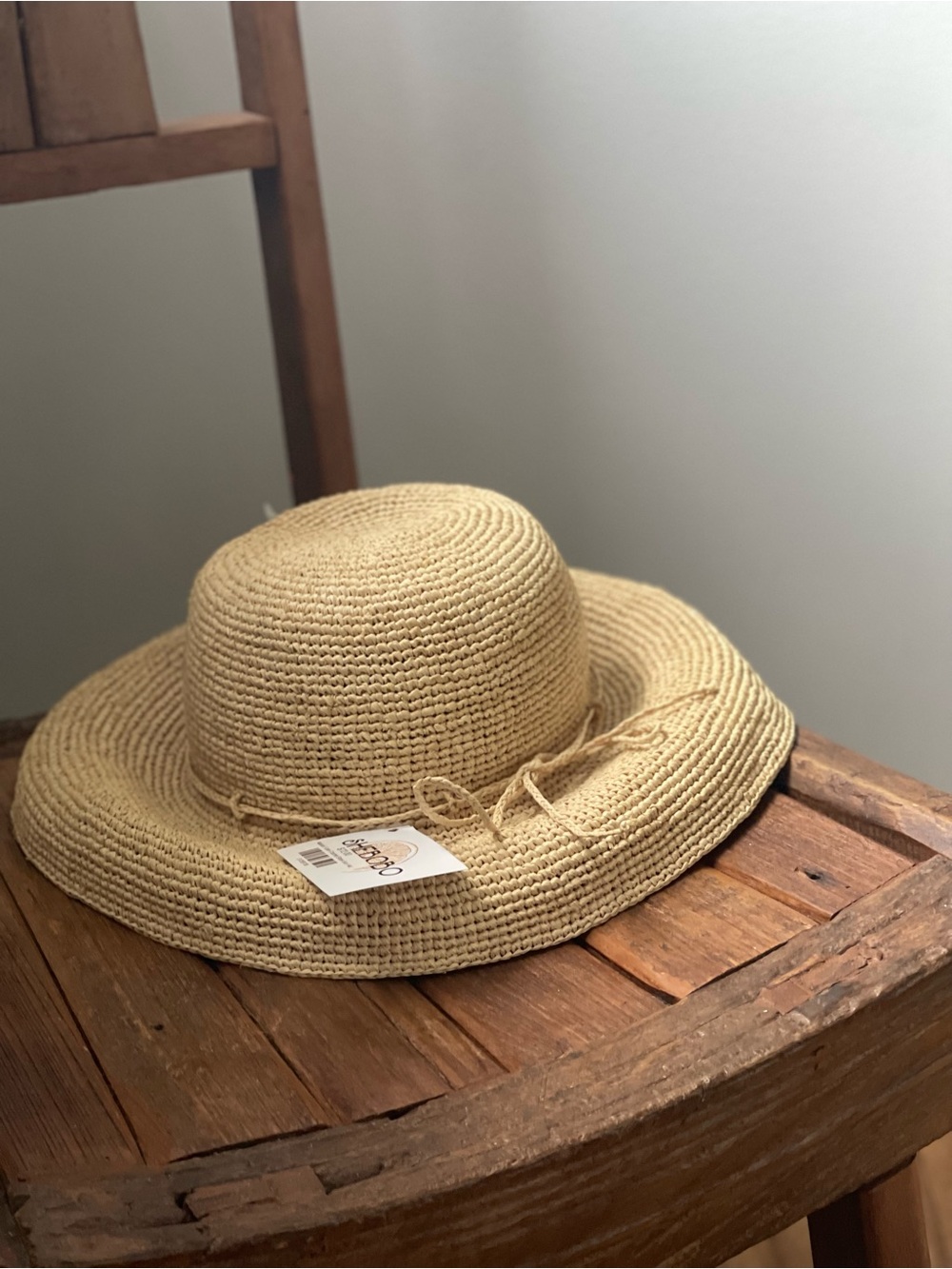 100% Raffia Sun Hat | One Size NWT